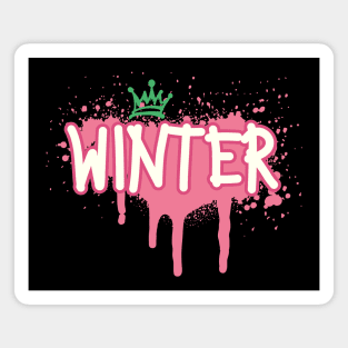 Winter Aespa Graffiti Magnet